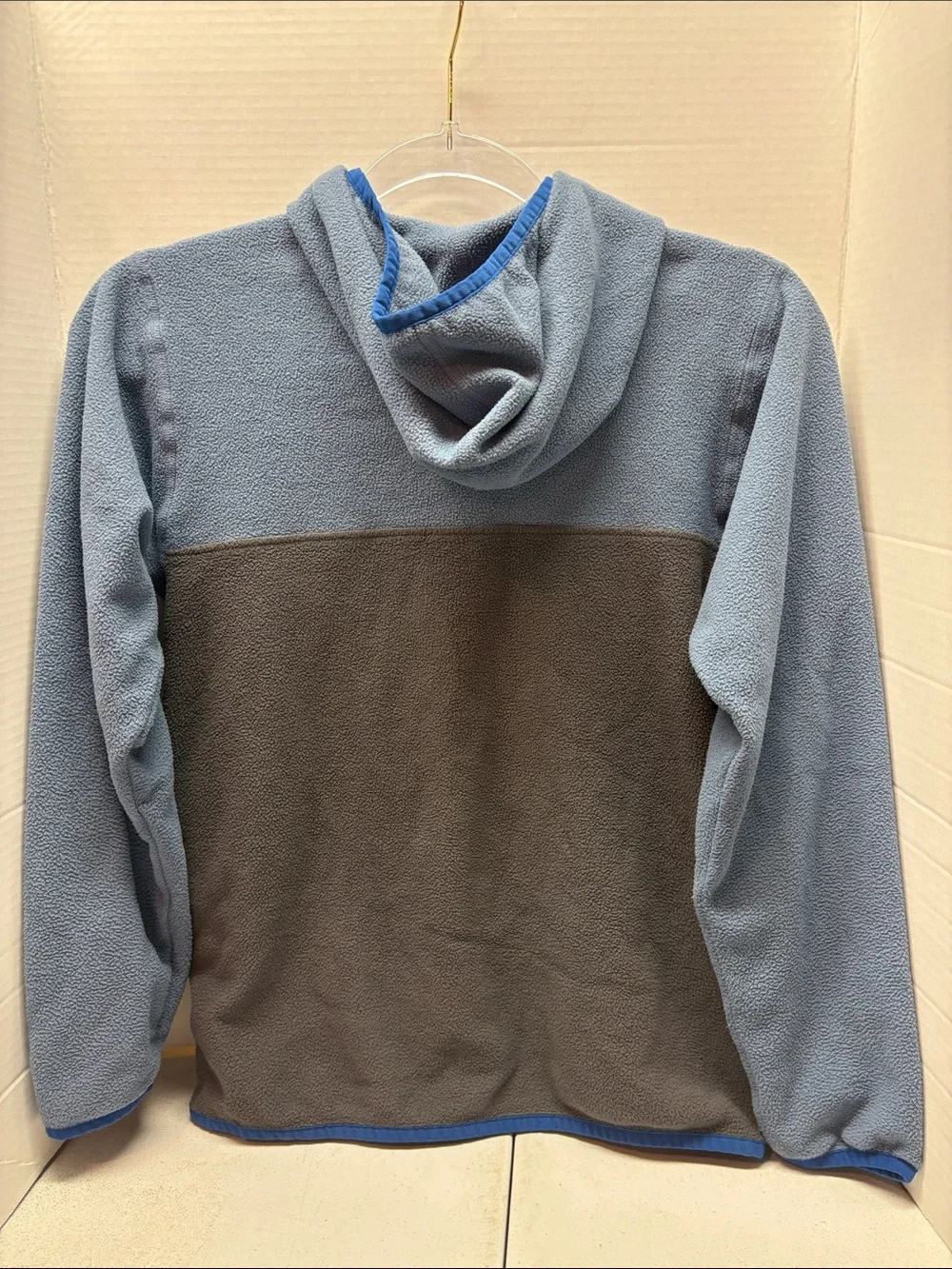 Patagonia Two-Tone Blue & Gray Full-Zip Fleece Jacket